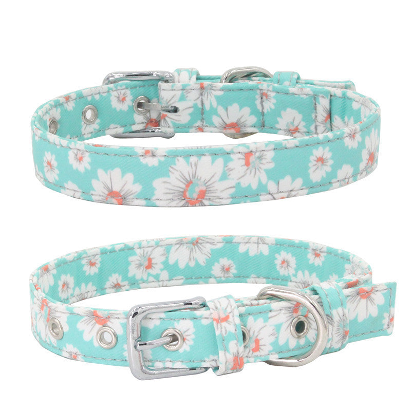 Fashion Pet Collar Double Fabric Layer  (Dog or Cat)