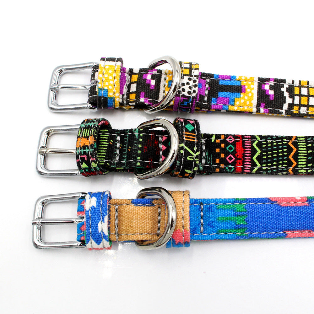 Fashion Pet Collar Double Fabric Layer  (Dog or Cat)